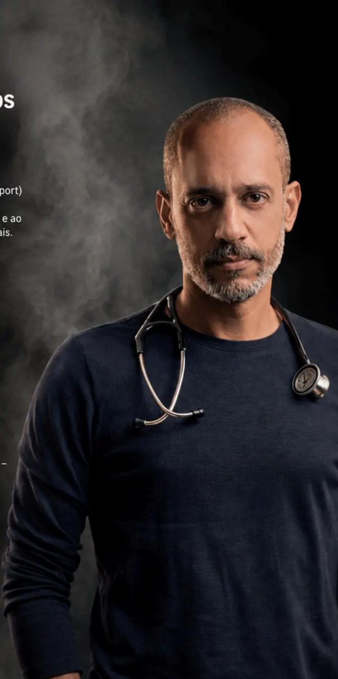 Dr. Carlos dos Santos, cirurgião geral e instrutor de trauma, criador do BLEED